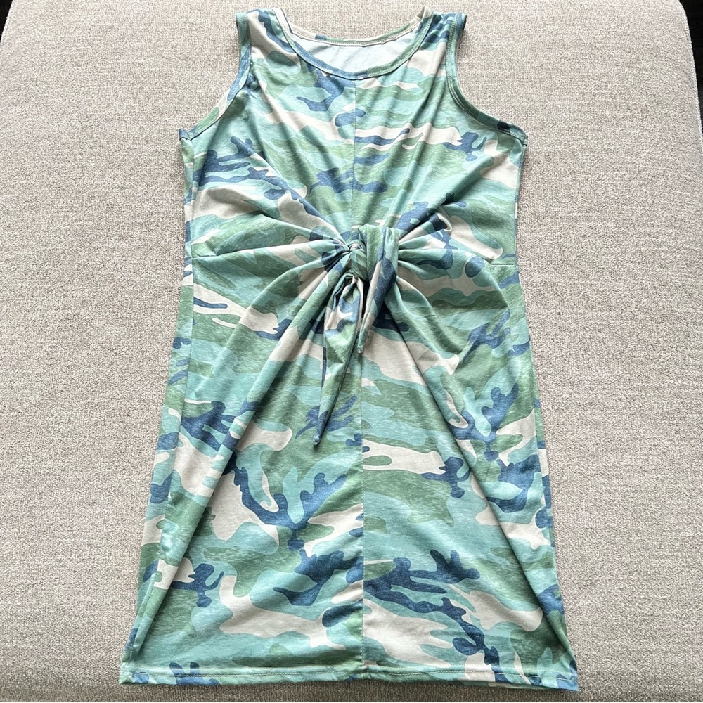 Camo tank dress.